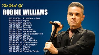 Robbie Williams Best Songs Of All Time  Robbie Williams Full Album 2021 [upl. by Otinauj]