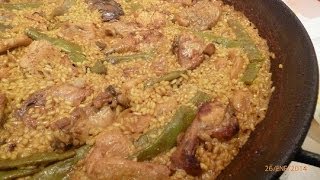 \\\ PAELLA VALENCIANA TRADICIONAL DE POLLO Y CONEJO [upl. by Ynnohj325]