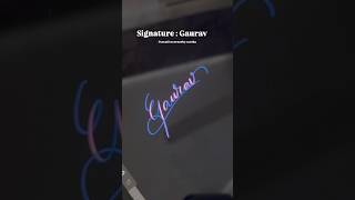 Signature style Gaurav digitallettering shortsfeed [upl. by O'Driscoll]