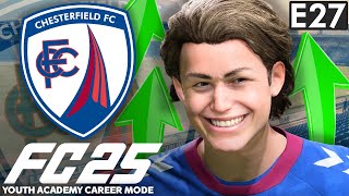 WILL IT BE BACKTOBACK PROMOTIONS  FC 25 YOUTH ACADEMY CAREER MODE EP27  CHESTERFIELD [upl. by Nordek]