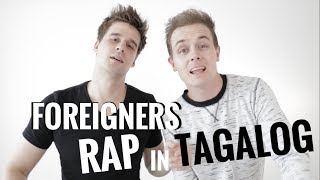 Foreigners RAP in TAGALOG quotDiwataquot by Abra ft Chito Miranda cover [upl. by Hiller]