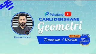 AYT  Geometri  Karma  Deneme  Soru Çözümü  YKS [upl. by Boni]