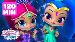 Shimmer and Shines Genie Power Rescues 🫧  2 Hour Compilation  Shimmer and Shine [upl. by Ellennej]