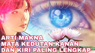 ARTI MAKNA MATA KEDUTAN KANAN DAN KIRI PALING LENGKAPMENURUT KITAB PRIMBON JAWA KUNO [upl. by Sabba]