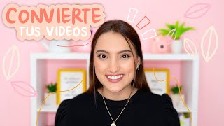 CONVERTIDOR DE VIDEOS AUDIOS Y MÁS FORMATOS MUY FÁCIL PARA CREAR BUEN CONTENIDO  Tati Uribe [upl. by Sorac]