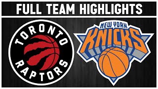 Toronto Raptors vs New York Knicks  January 20 2024 [upl. by Kitty]