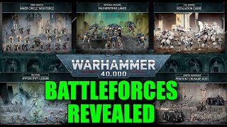 OFFICIAL REVEAL Warhammer Christmas BATTLEFORCE Preview from Games Workshop 40k New40k 40000 [upl. by Dam]