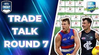 Round 7 Trade Talk  AFL Fantasy 2024 [upl. by Alvord]