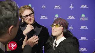 Billie Eilish and Finneas INTERVIEW from Palm Springs International Film Festival Red Carpet 2024 [upl. by Iva]