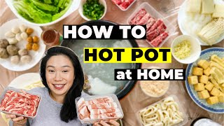 How To Make Hot Pot at Home Hot Pot Recipe amp Ingredients Easy Dinner Ideas [upl. by Burget]