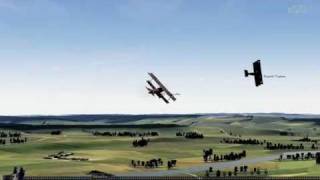 Rise of Flight  DVII vs Sopwith Triplane [upl. by Faust]