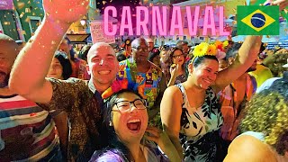 Gringos first BRAZIL CARNAVAL experience in Salvador CRAZY 🇧🇷 [upl. by Amble]