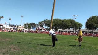 Daniel Mckim  World Champion  Perfect 12 oclock Caber Toss [upl. by Close]