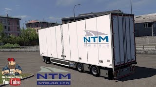 ETS2 v131 NTM semifulltrailers v13 Trailer Cable Support [upl. by Barr]