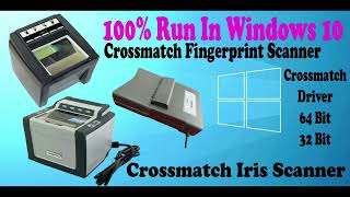 Aadhaar ecmp Crossmatch Windows 10 64bit amp 32bit Fingerprint Iris Scanner Driver Aadhaar Vdm [upl. by Grider]