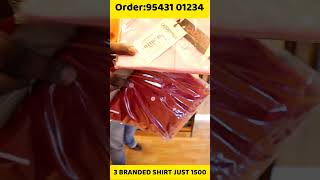 3 BRANDED SHIRTS JUST 500 ONLY shirts offer coimbatore [upl. by Narhem]