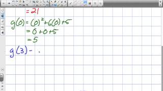 Function Notation Grade 11 mixed Lesson 1 2 9 24 14 [upl. by Frechette]