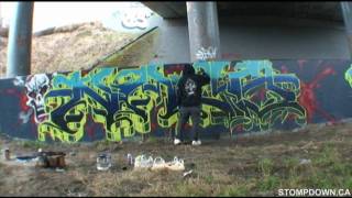 SDK 72  NACS  RAKSO  GRAFFITI  SURREY  VANCOUVER  CANADA [upl. by Hteik]