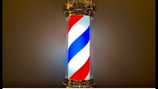 Barber Shop Sound Effects and Stock Video  Barber Shop Pole [upl. by Deden483]