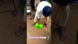 Battery Replacement🚜🔋 shorts carbattery mrmechanicx [upl. by Brebner]