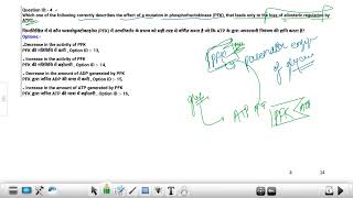 CSIR 2022 PYQs  Phosphofructokinase  Histamine [upl. by Palma]