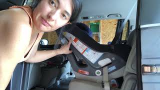 Graco Contender  Dimensions RearFacing Installation with UAS [upl. by Yve]