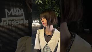 Textured Bob with accentuated strands haircuttutorial hairstyletutorial [upl. by Bernardine157]