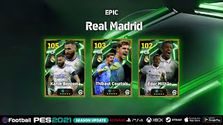 eFootball™ 2025  EPIC CARD  Pack Real marid [upl. by Chlo]