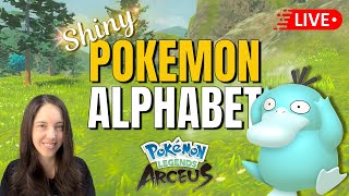 LIVE Shiny Hunting the Alphabet in PLA 2 Remain [upl. by Gardener646]