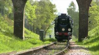 Bluebell Railway  No 34059 from Caseford bridge to Nobles bridge [upl. by Asital]