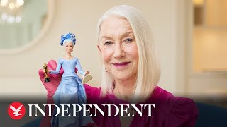 Helen Mirren gets own Barbie doll complete with mini Oscar [upl. by Assirat152]