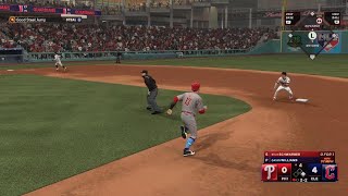 MLB The Show 24  First Steal in Jordans and Crazy Blue Socks [upl. by Cilurzo696]