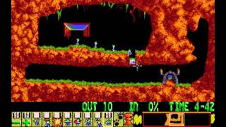 Lemmings PC  Level 1 Just dig [upl. by Ain240]