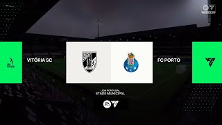 VITÓRIA SC vs PORTO  LIGA PORTUGAL  FC 24 [upl. by Arotak]