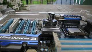 Gigabyte GAX58AUD7 Motherboard Unboxing [upl. by Jamill]