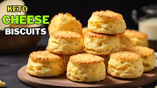 Keto Cheese Biscuits  LowCarb Biscuit Recipe [upl. by Ive]