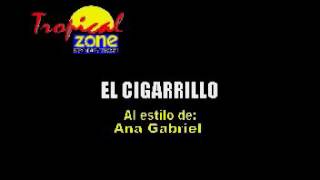 Cigarrillo Ana Gabriel karaoke [upl. by Ahsenauj480]