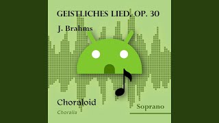 Geistliches Lied op 30 Soprano Voice with metronome [upl. by Robinet]