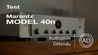 🇯🇵 Marantz MODEL 40n lamplificateur CONNECTÉ en classe AB [upl. by Eiger]