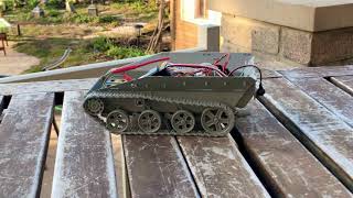 116 RC Wiesel 1A1 conversion build  suspension testing [upl. by Presber976]