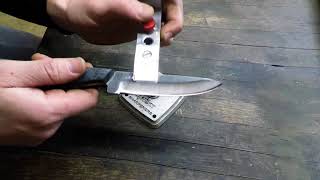 Lansky Sharpening with Diamond Hones [upl. by Wilen]