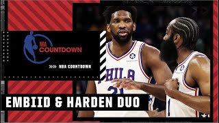 What to make of Joel Embiid amp James Harden’s first game 👀  NBA Countdown [upl. by Aleet864]