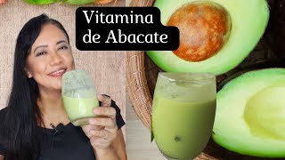 Batida de Abacate com Leite I Brasileiro I abacatecomleite vitaminadeabacate [upl. by Rosalia]