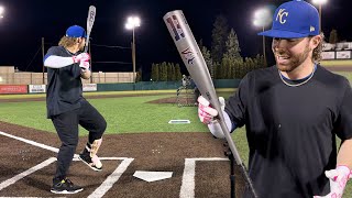 Hitting with the DIRTY SOUTH BRAVO  BBCOR Baseball Bat Review [upl. by Peedus911]