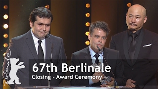 67th Berlinale  Closing  Award Ceremony [upl. by Anwahsar171]