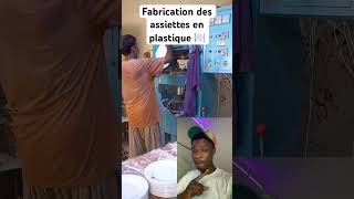 Fabrication des assiettes en plastique 🍽️ [upl. by Inamik993]