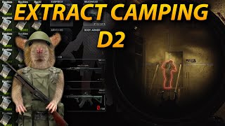 How to extractcamp D2 in Escape from Tarkov [upl. by Llebpmac]