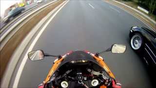 McLaren SLR vs CBR 1000RR Repsol [upl. by Idnahc535]