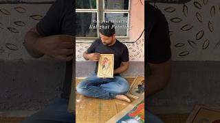 Kalighat painting tutorial Kalighat painting easy Kalighat painting for beginners Learn kalighat [upl. by Einuj]