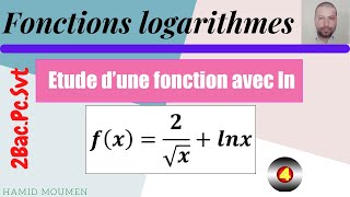 Étude dune fonction avec ln2bac [upl. by Wrightson]